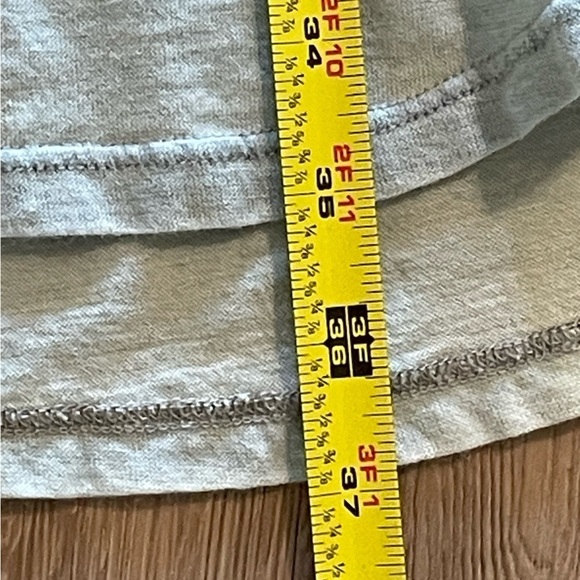 Cloth & Stone Anthropologie Women Shift Midi Medium Dress Blue Cotton Longline - Picture 12 of 12